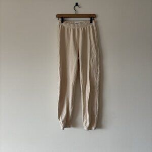 MATE The Label Joggers Bone Cotton Sweatpants Womens XS Athleisure Sporty Lounge